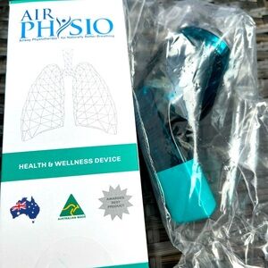 AirPhysio Health and Wellness Breathing device New Sealed in Box Never Opened